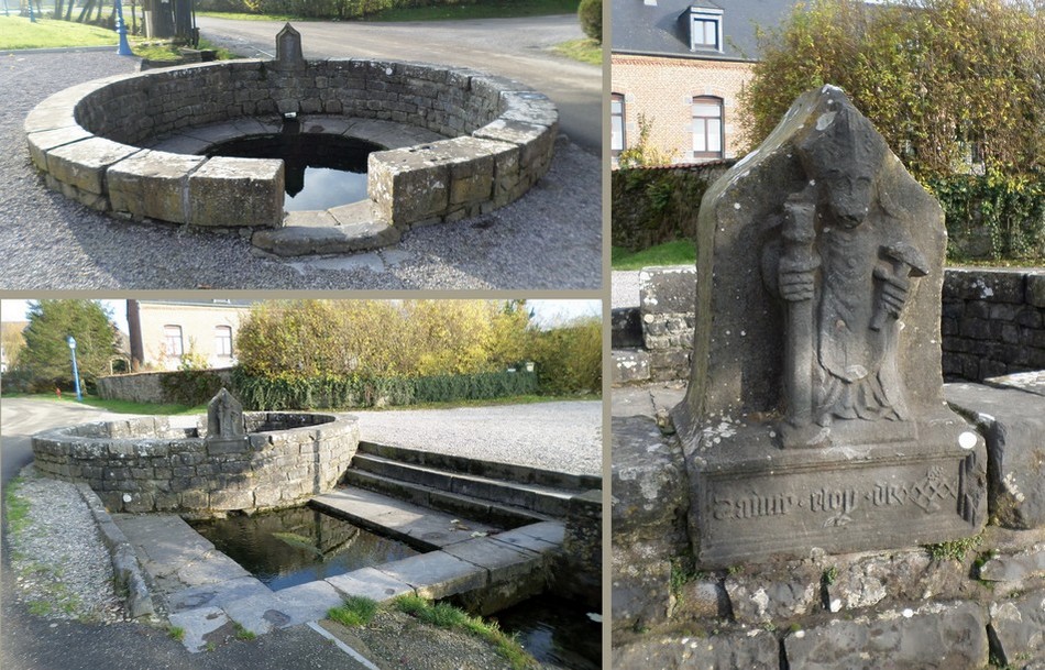 La Fontaine St Eloi à Floursies.