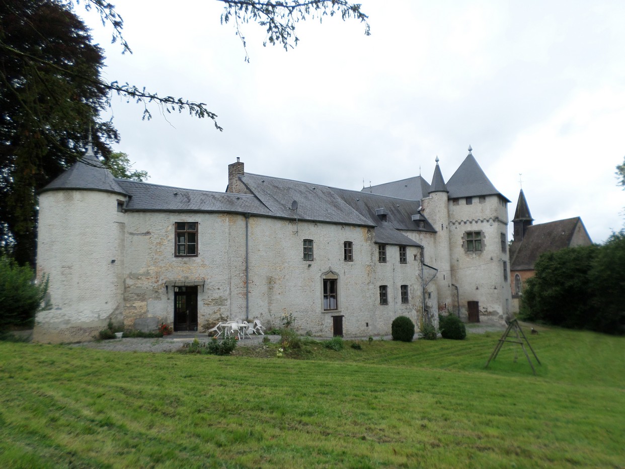 Le château de Beaurieux, la façade Est.