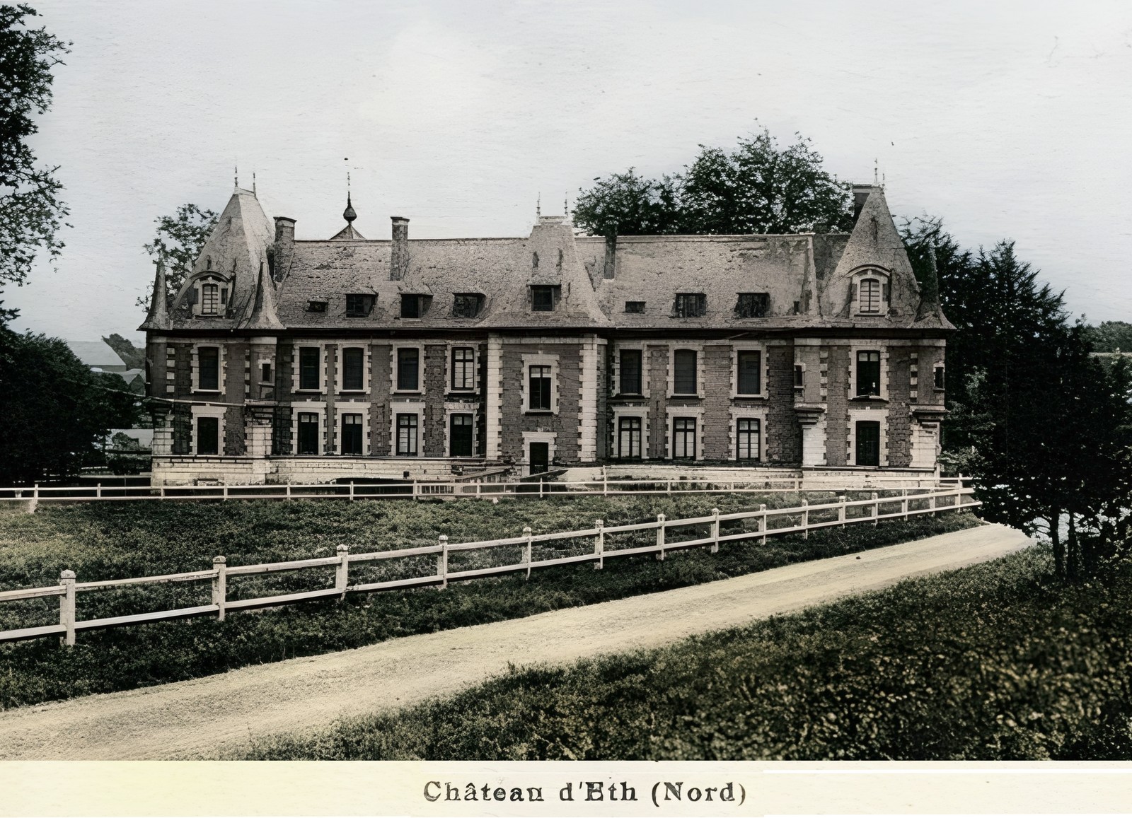 Le château d'Eth, carte postale.