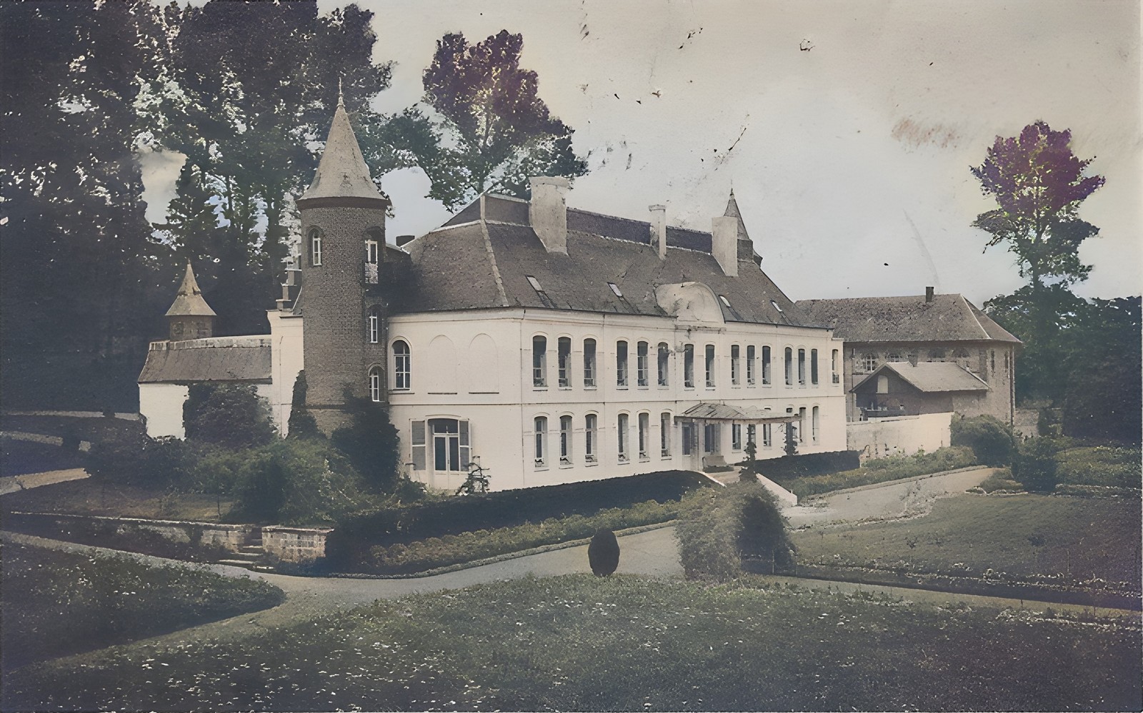 Château de Gussignies, carte postale