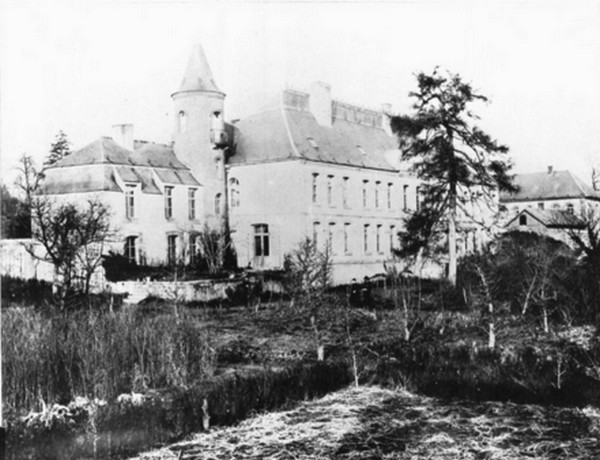 Elévation postérieure du château de Gussignies.