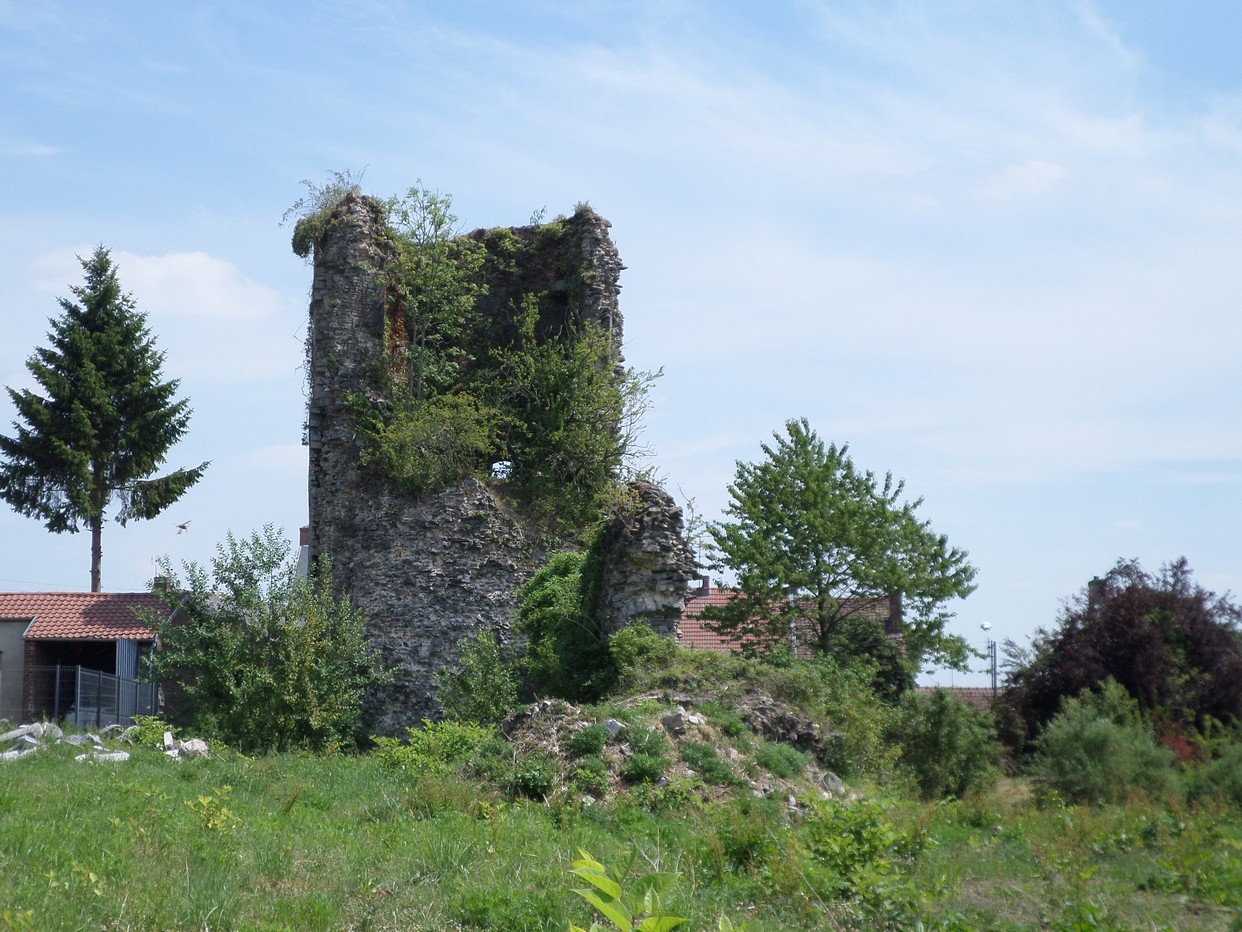 Les ruines du château de Jeumont.