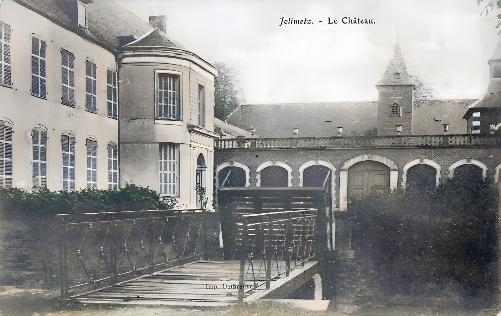 Château de Jolimetz, carte postale.