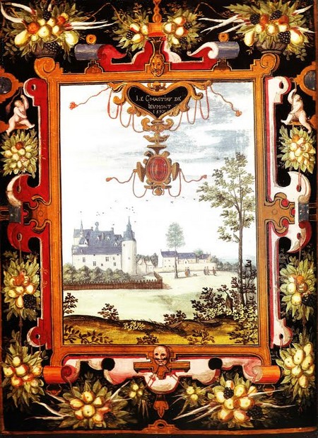 Le château de Jeumont sur les albums de Croÿ.
