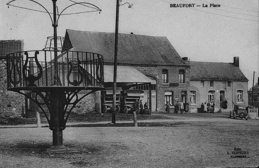 Le kiosque de Beaufort en 1926.