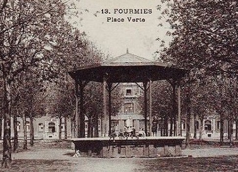 Le kiosque à musique de Fourmies. 1892
