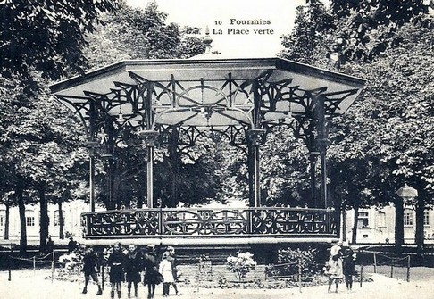 Le kiosque à musique de Fourmies. 1924