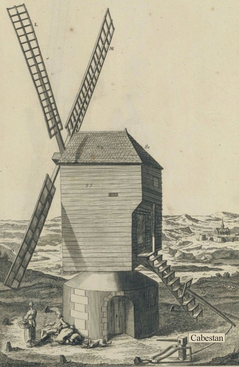 Le moulin à pivot typique de l'Avesnois.