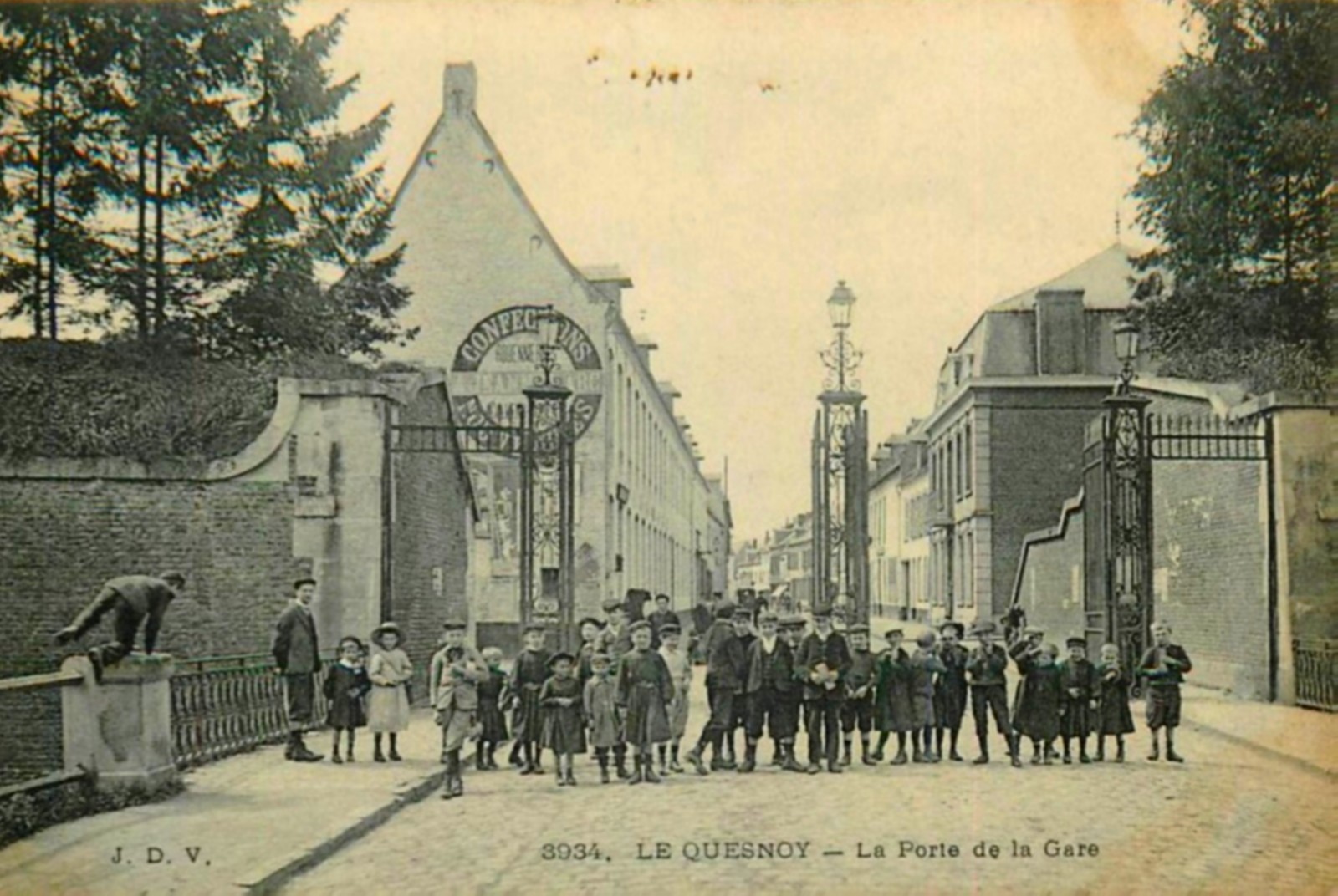 Le Quesnoy, La porte Flamengrie coté gare