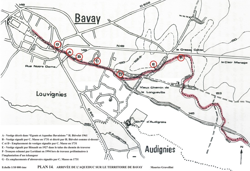 Plan N° 14, secteur de Bavay. de Maurice Gravellini.