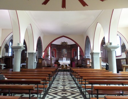 Eglise d'Avesnelles, la nef.
