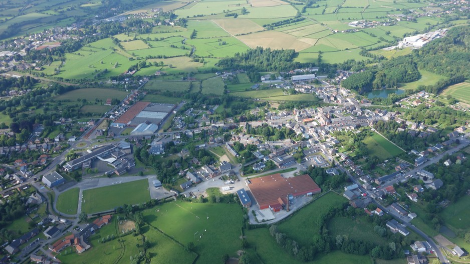 Vue générale d'Avesnelles, photo aérienne de Pascal Méresse