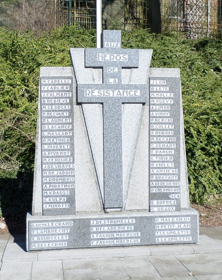 Monument de la Résistance à Bavay.