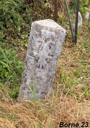 Frontière franco-belge, borne N° 23