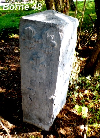 Frontière franco-belge, borne N° 48