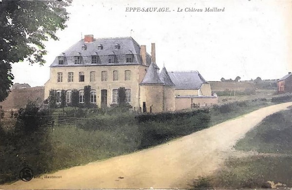 Le Château Maillard à Eppe Sauvage, carte postale