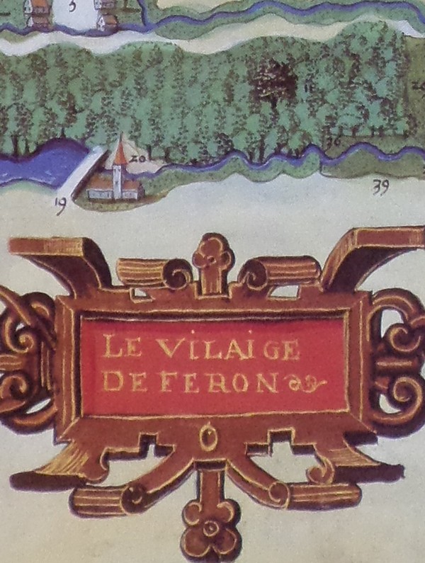 Château du Pont de Sains à Féron, sur les albums de Cro