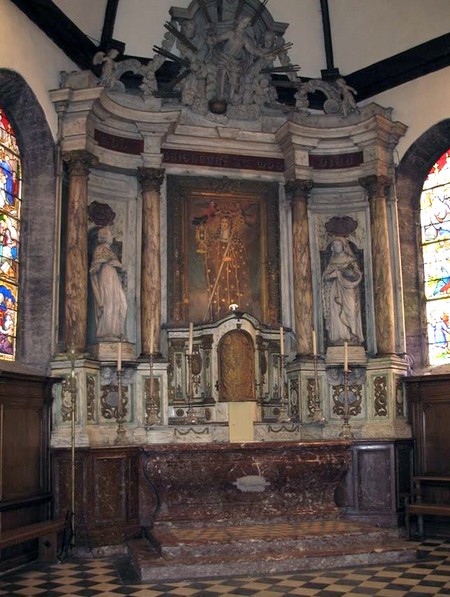 Le maître autel, église de Cousolre