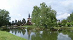 Photos de l'Avesnois, L'étang de plaisance à Preux au Bois