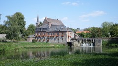 Photos de l'Avesnois, Le moulin de l'abbaye à Maroilles.