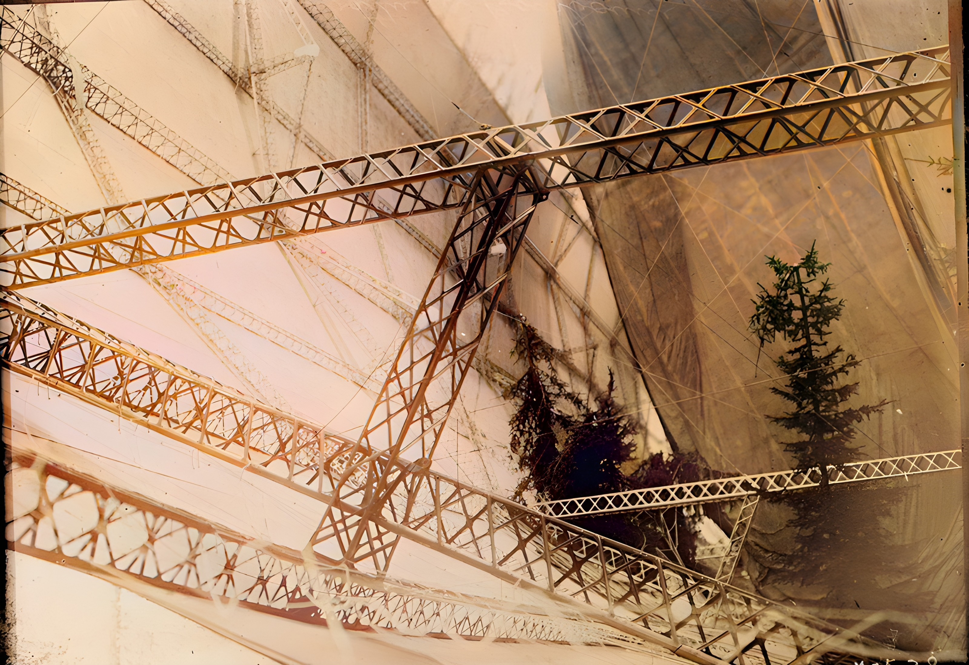 Le dirigeable à Maubeuge, le Zeppelin 