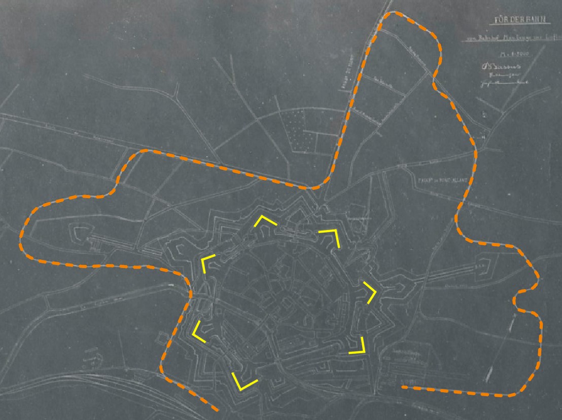 Le dirigeable à Maubeuge 