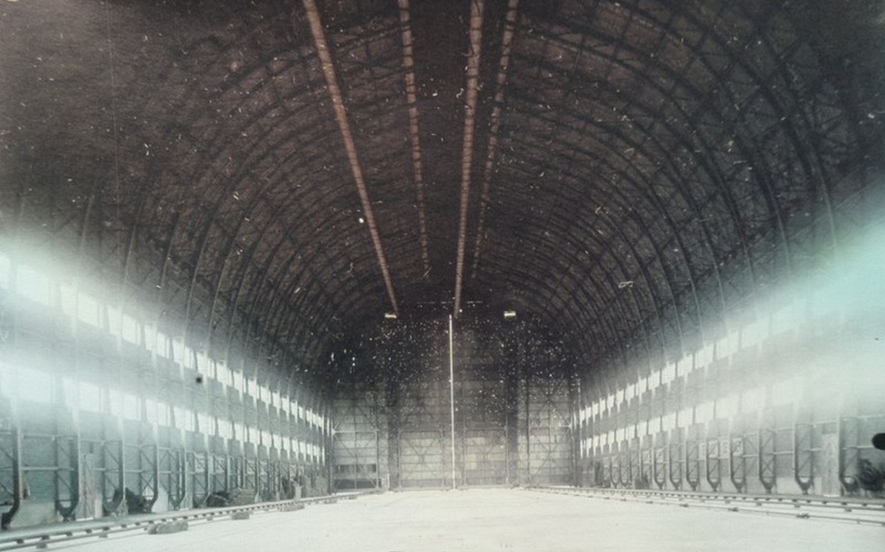 Le hangar du dirigeable à Maubeuge.