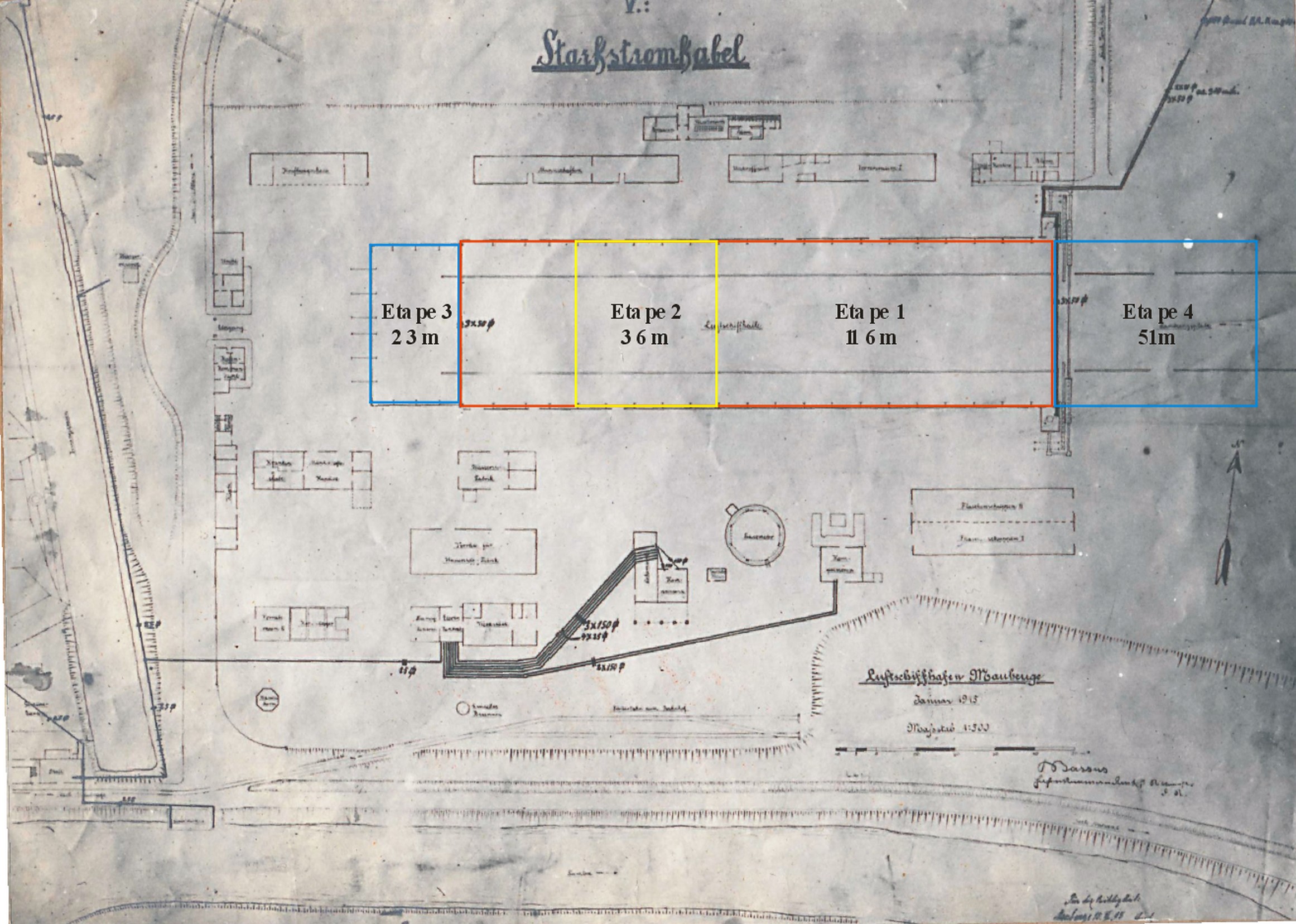 Le dirigeable à Maubeuge 