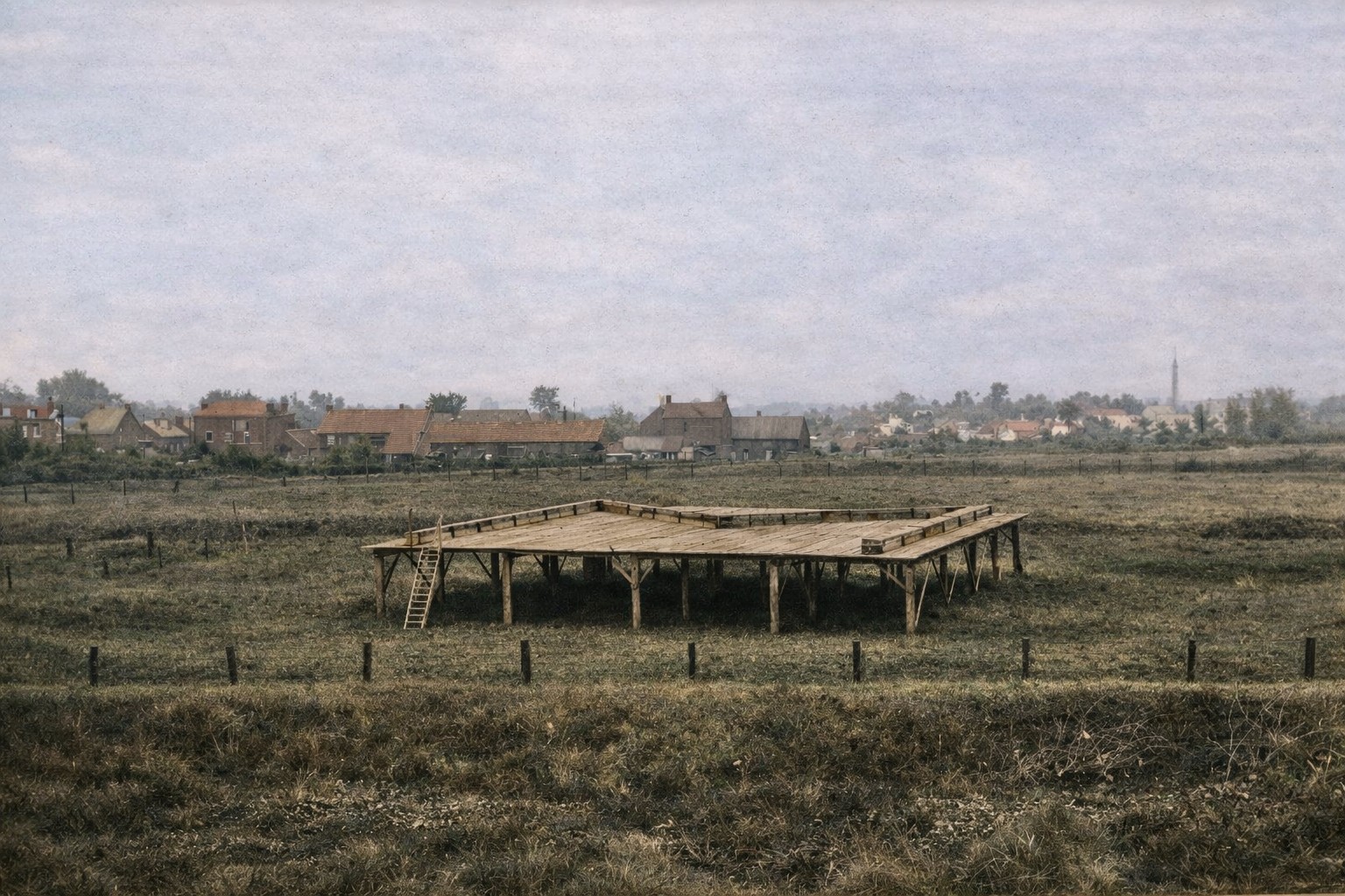 Le dirigeable à Maubeuge 