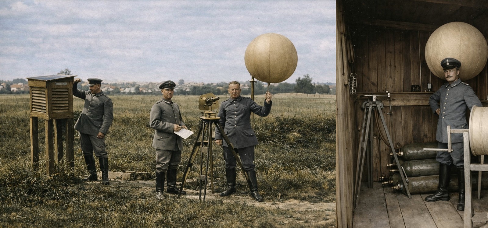 Le dirigeable à Maubeuge 