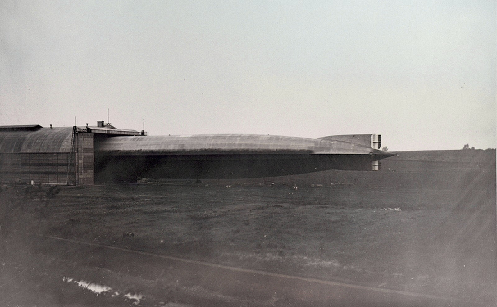 Le dirigeable à Maubeuge, le Zeppelin 