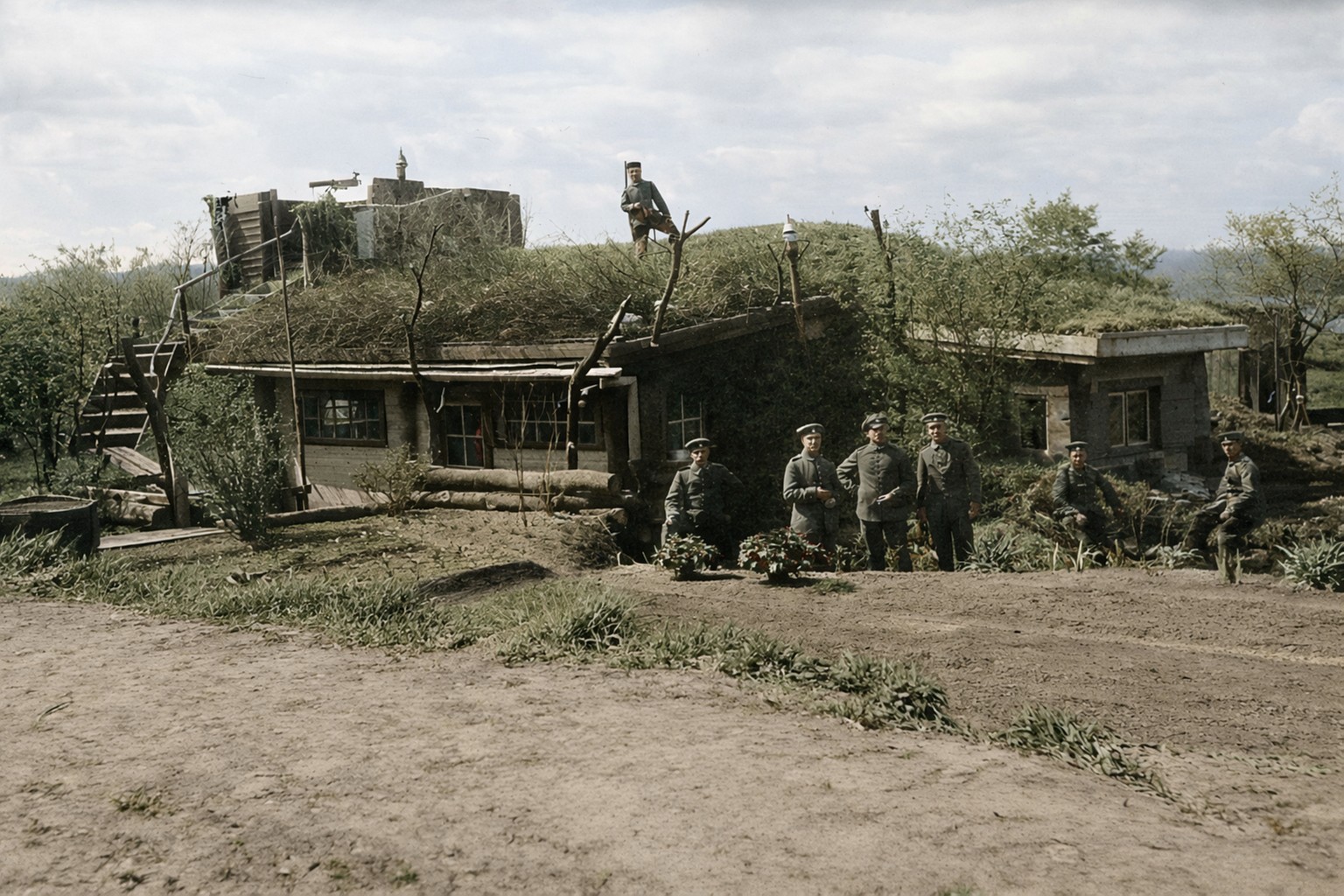 Le dirigeable à Maubeuge 