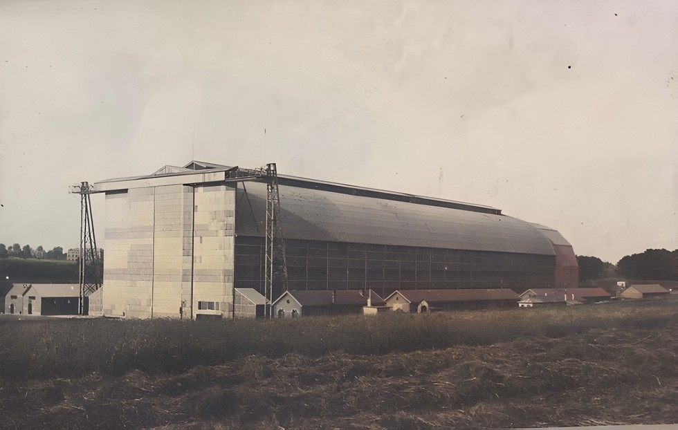 Le hangar du dirigeable à Maubeuge.