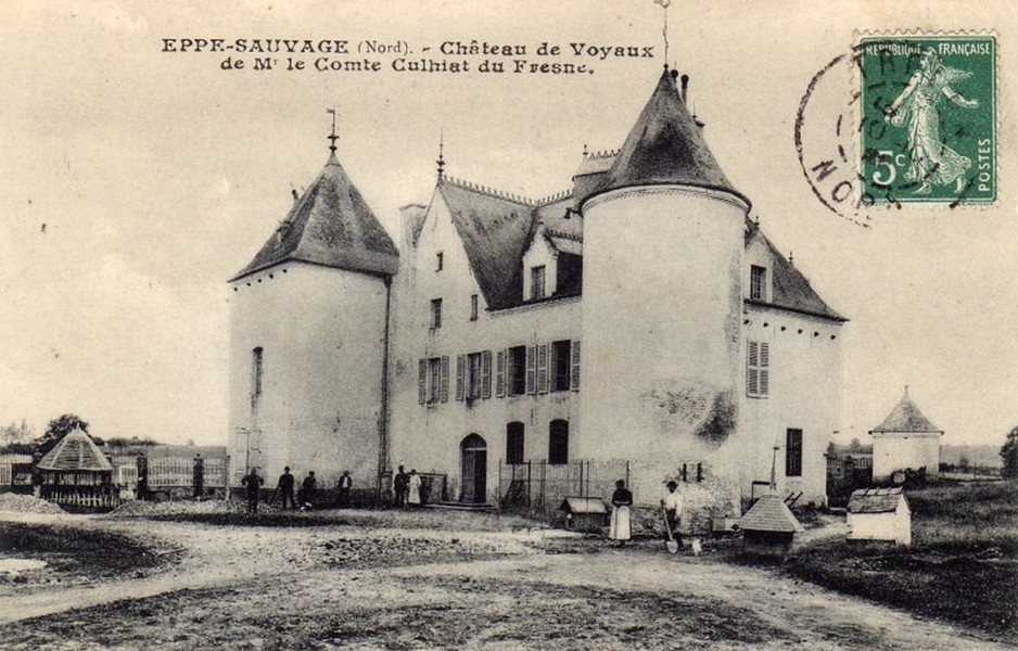 Le château Voyaux à Eppe-Sauvage.