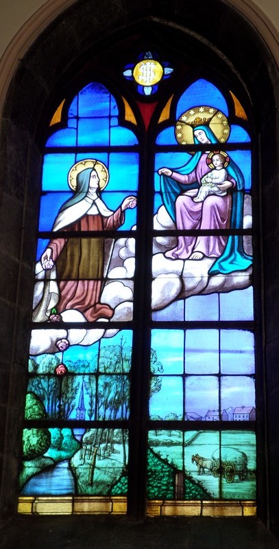 Eglise St Amand à Ferrière la Grande, vitrail