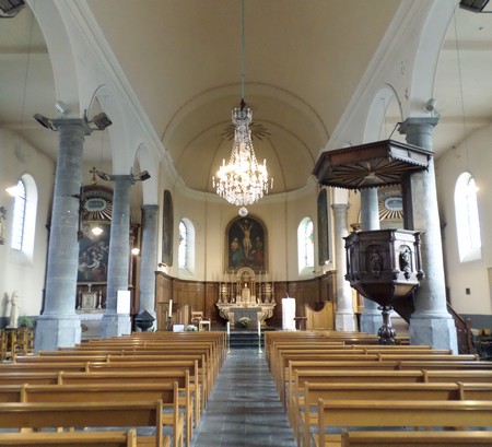 Eglise de Gognies Chaussée, l'intérieur.