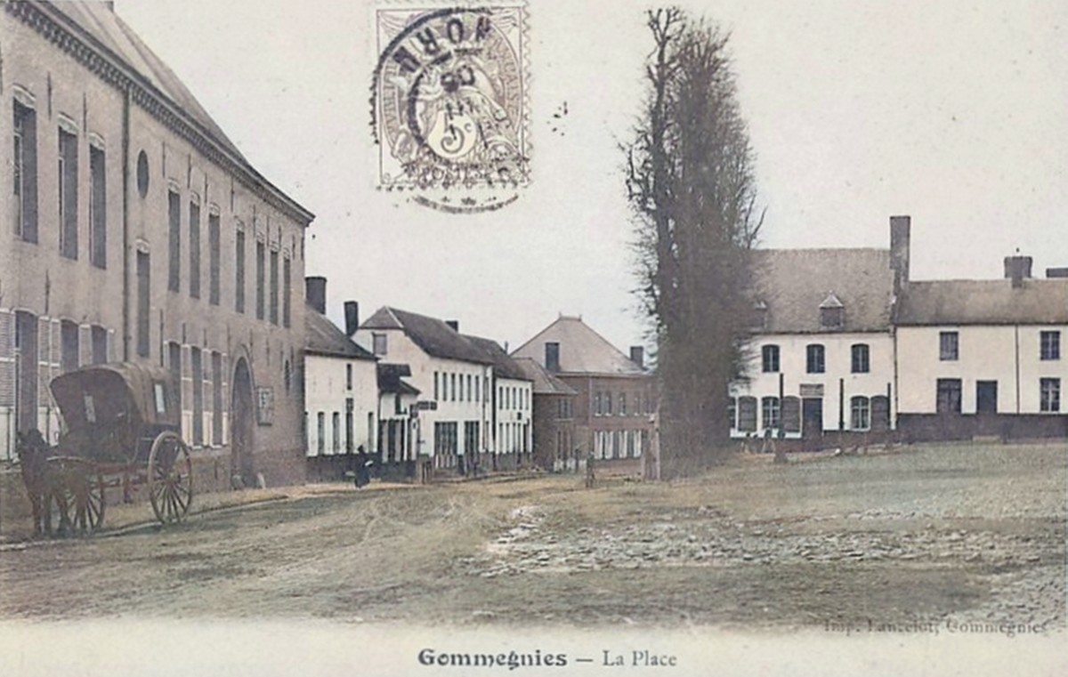 Place de Gommegnies avant 1910