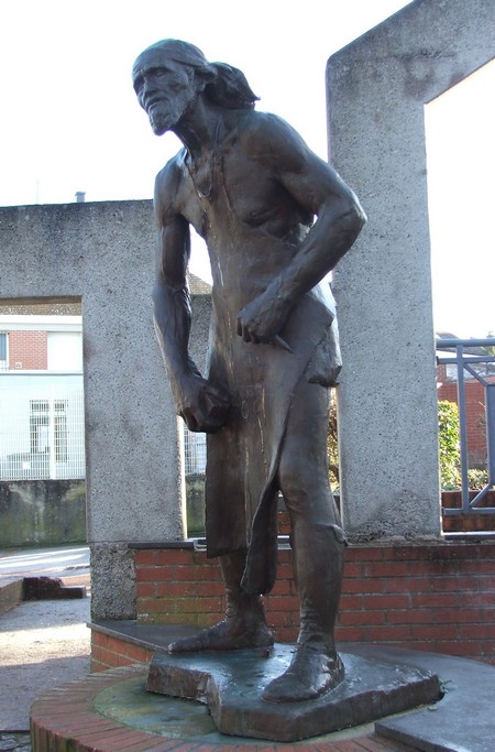 Statue de Michael Ange à Hautmont