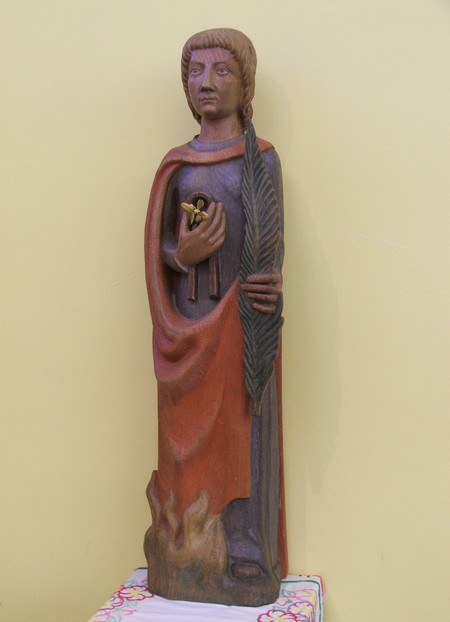 Statue, église paroissiale Saint-Saulve à Leval