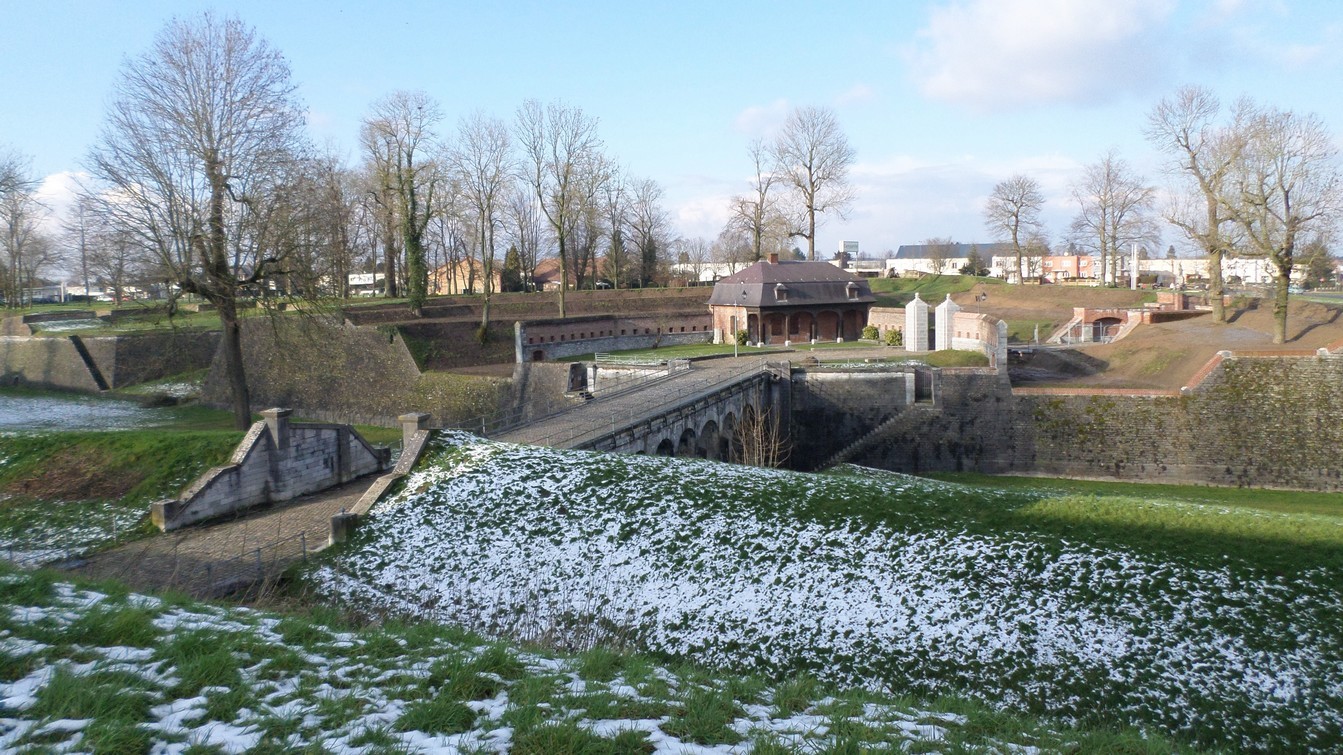 Les remparts de Maubeuge.