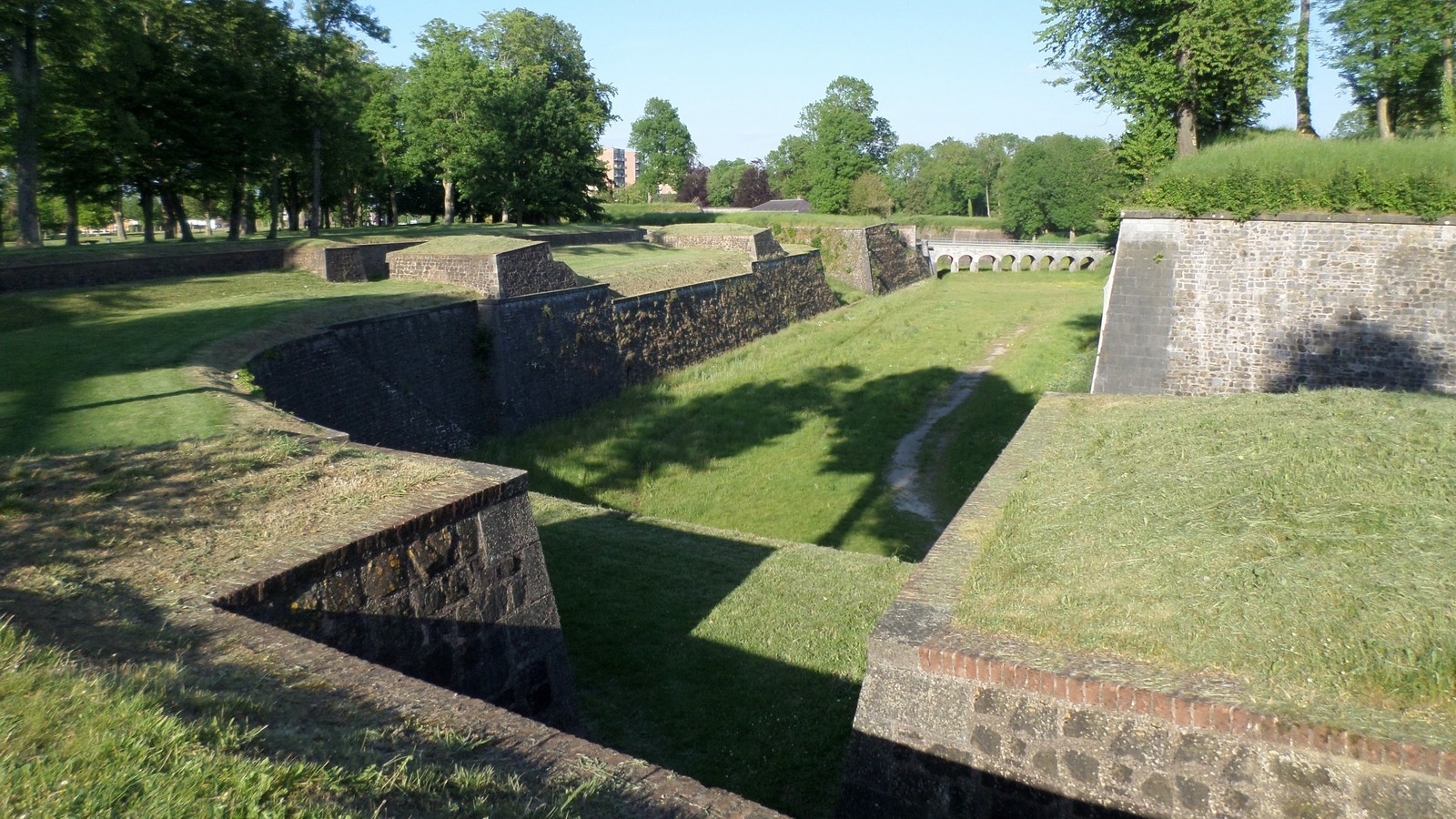 Les remparts de Maubeuge.