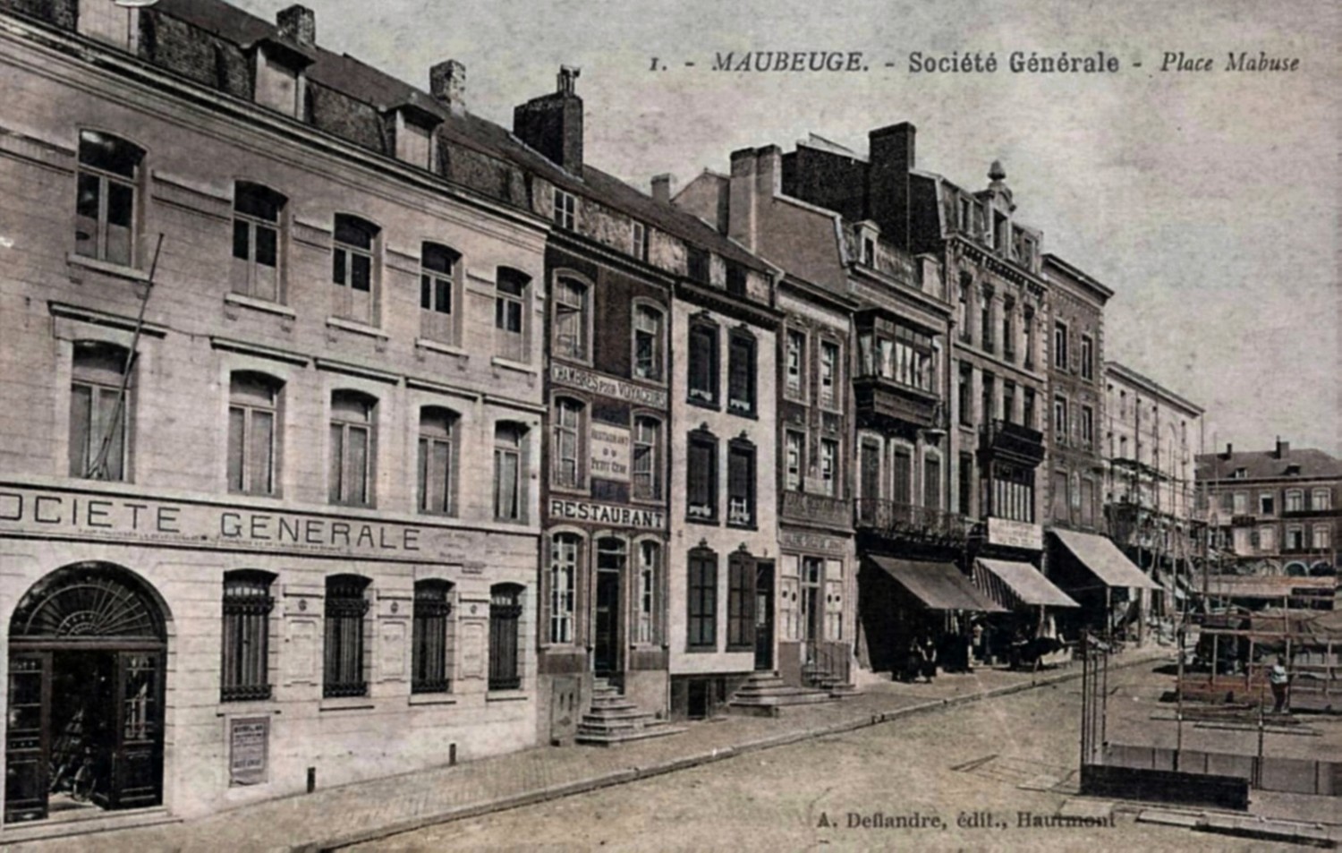 Cartes postales de Maubeuge, Place Mabuse