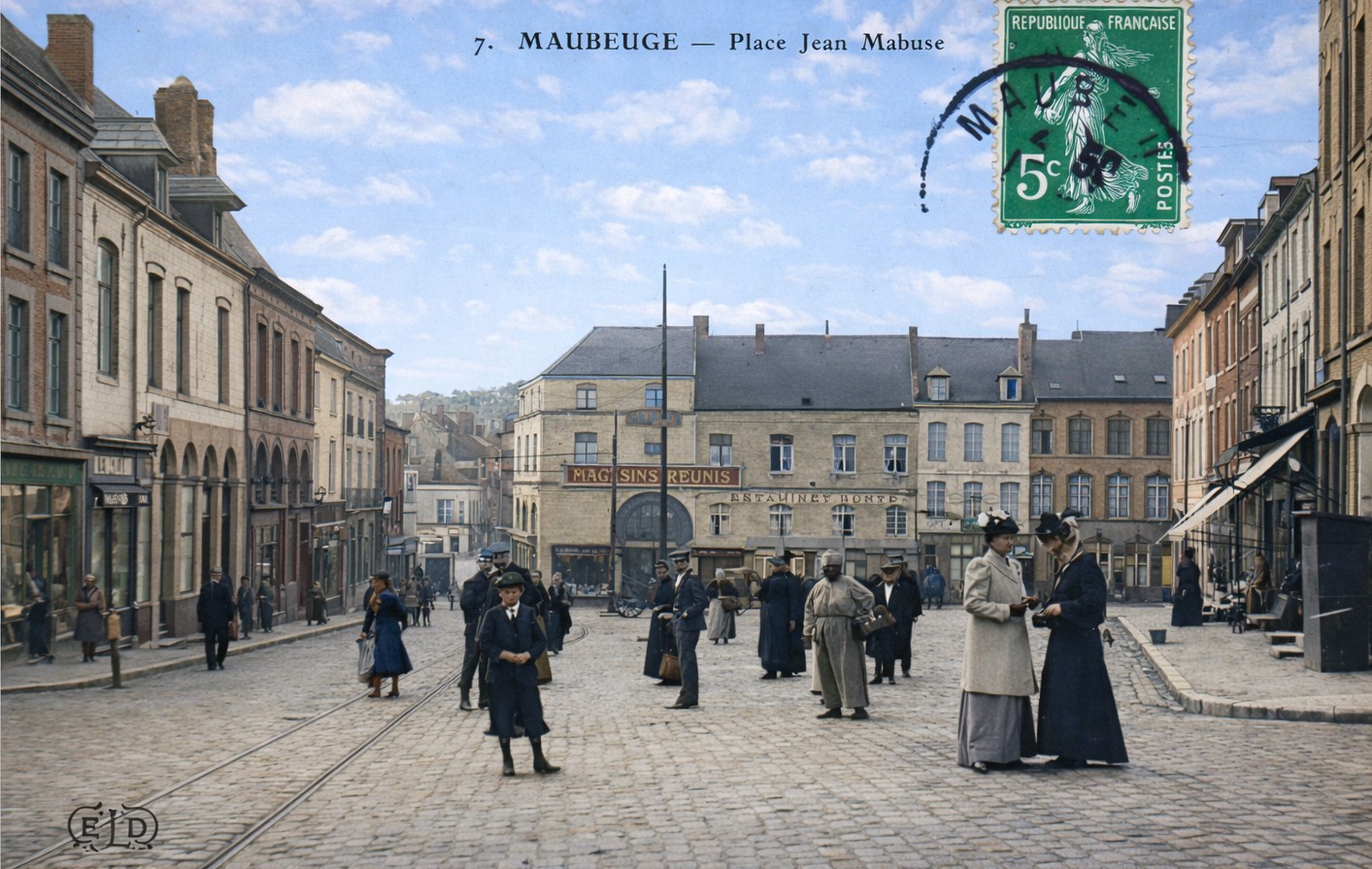 Maubeuge, la place Mabuse.