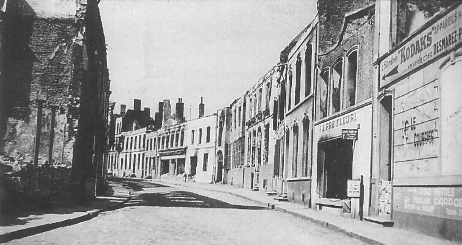 La rue de la République en 1940