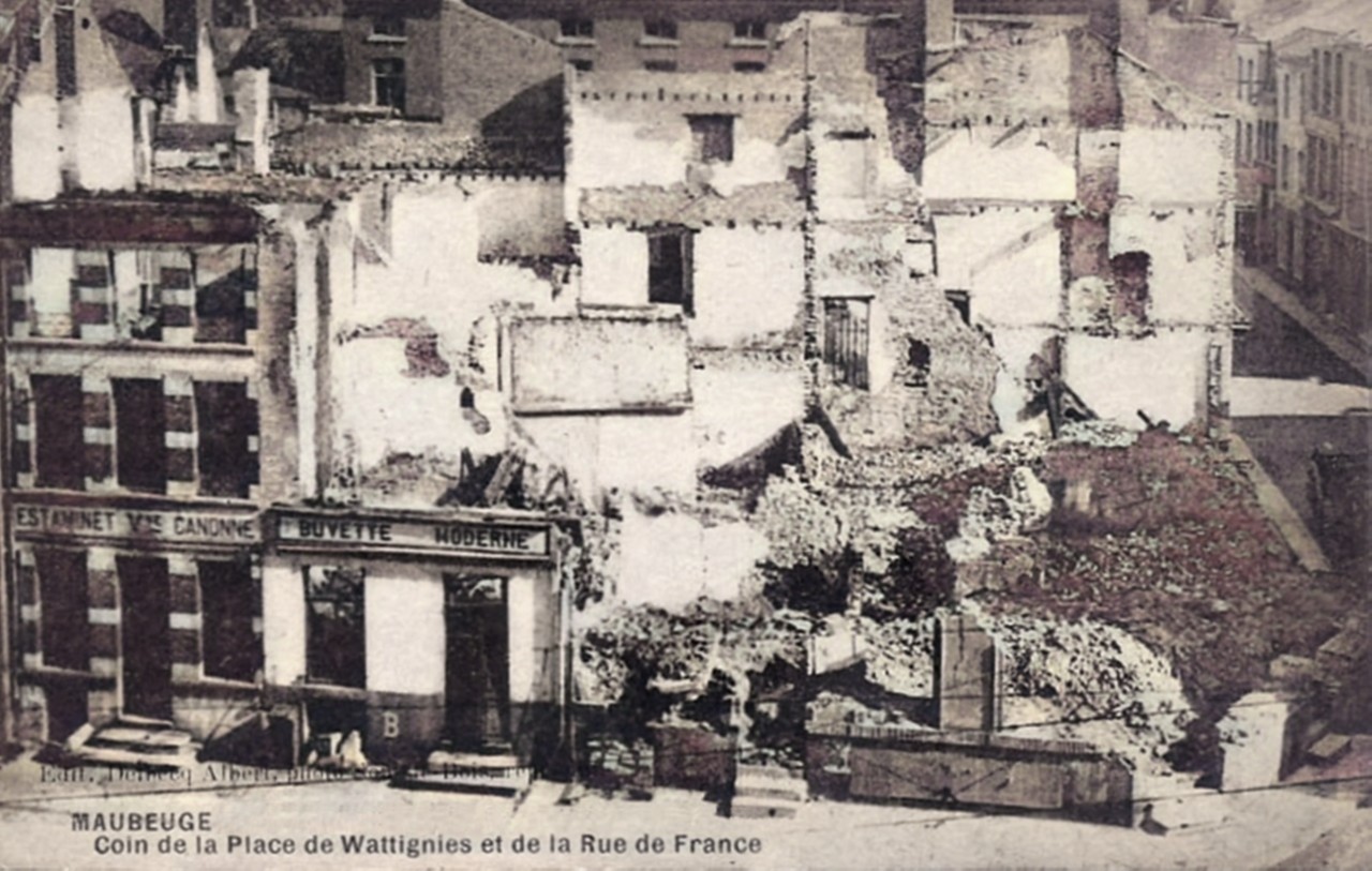 Maubeuge, destructions 1914/1918