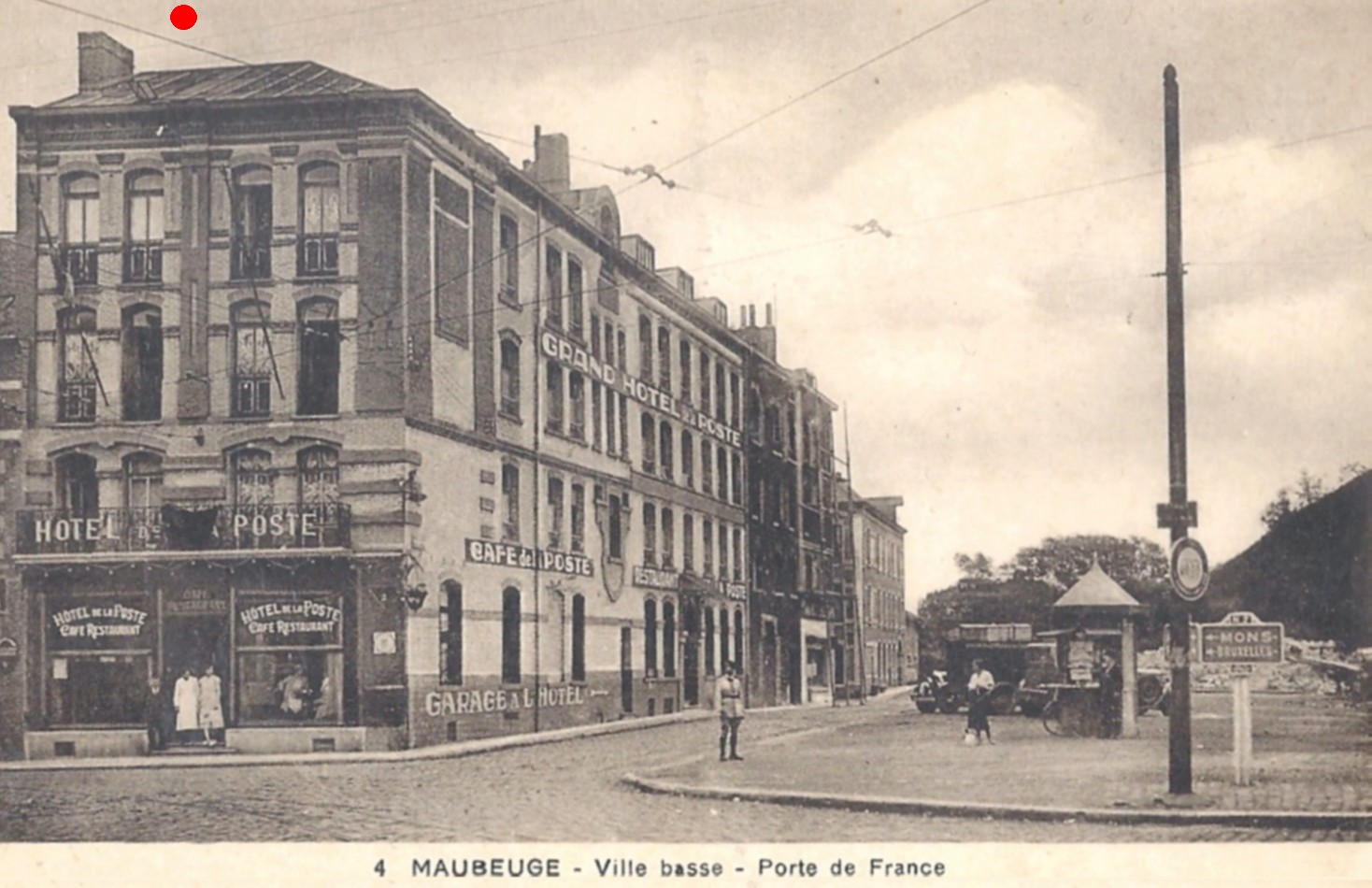Cartes postales anciennes de Maubeuge, Porte de France.