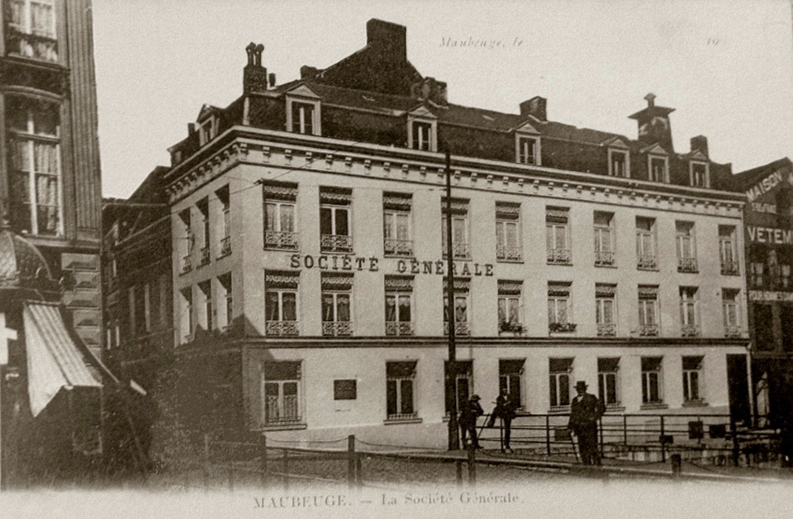 Maubeuge, la société générale avant 1914.