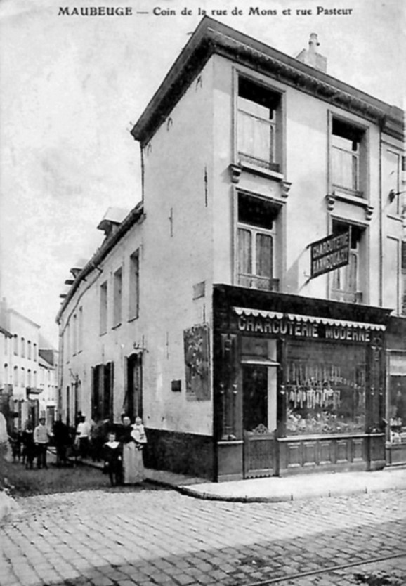 Cadastre de Maubeuge, rue de Mons, boutique
