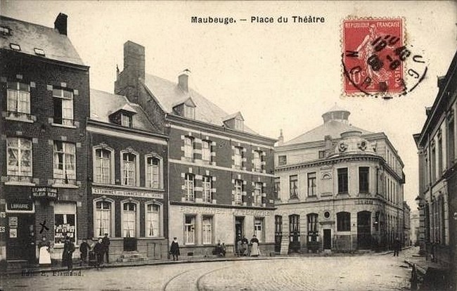 Cartes postales anciennes de Maubeuge, le théâtre