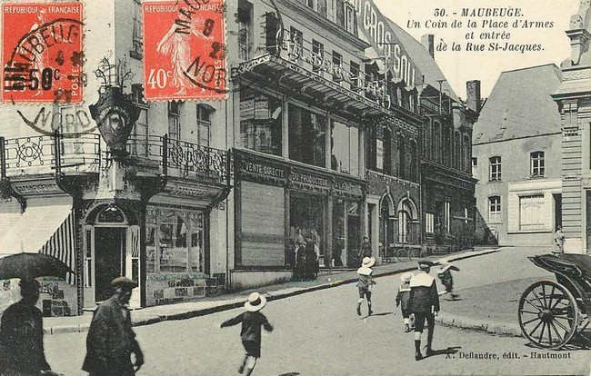 Cartes postales anciennes de Maubeuge, rue st Jacques